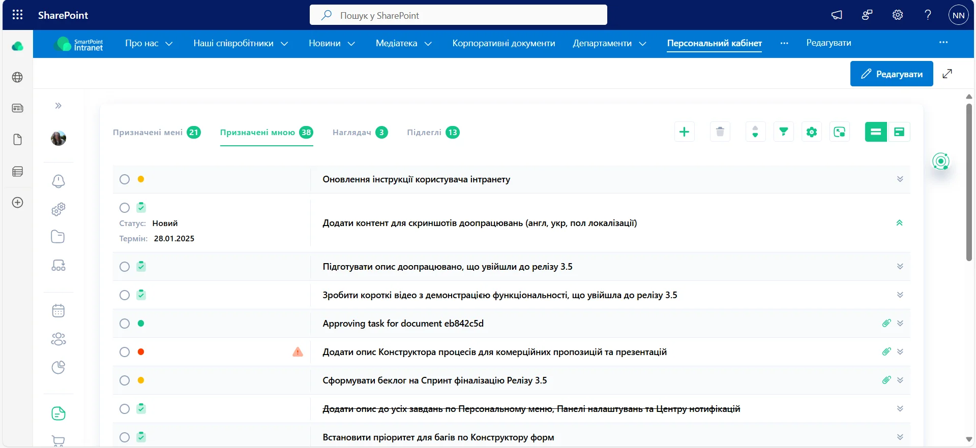 Task manager UA